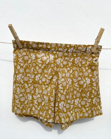 Short – Imprimé block-print Hindi