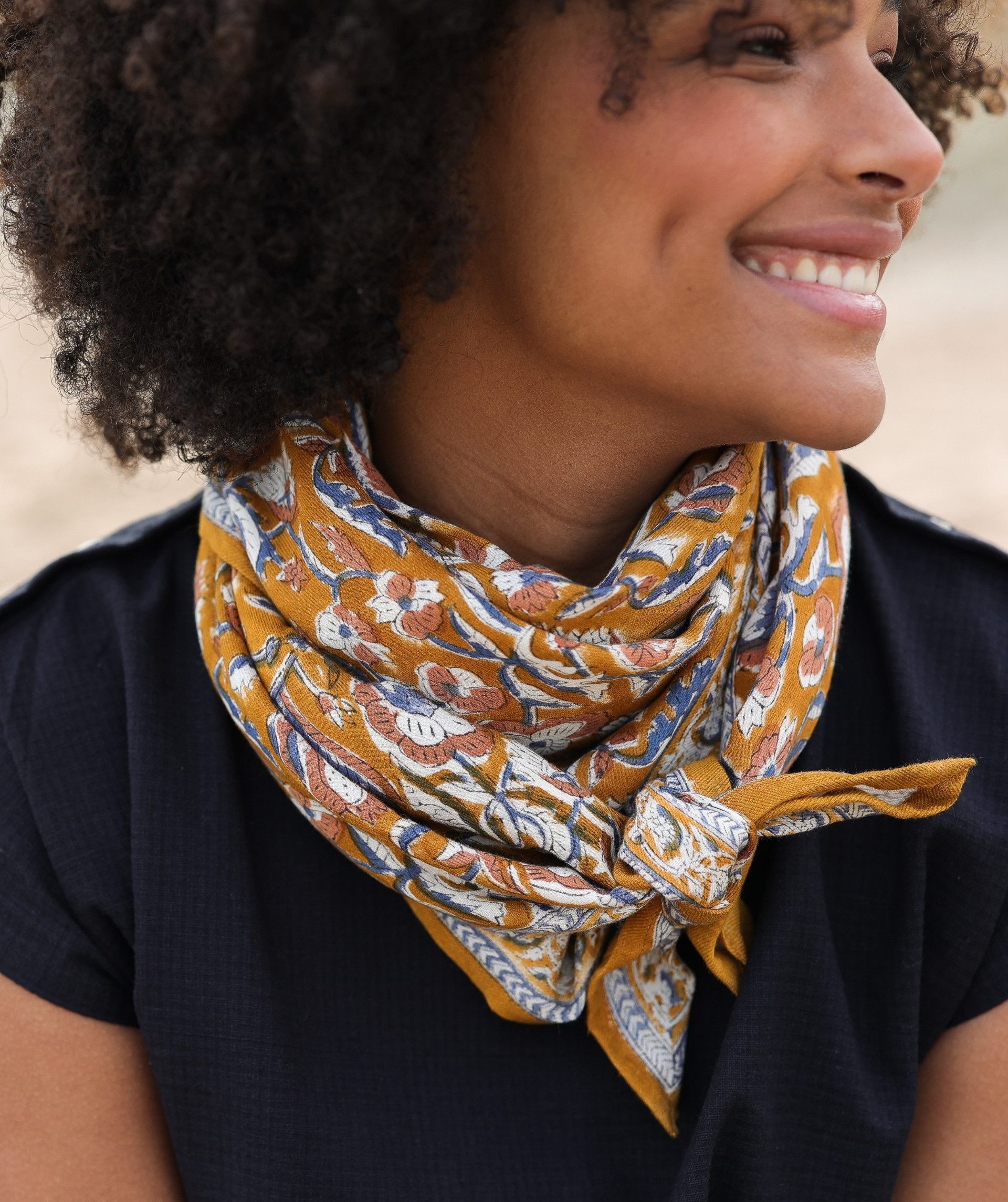 Foulard grand format – Jaya Safran