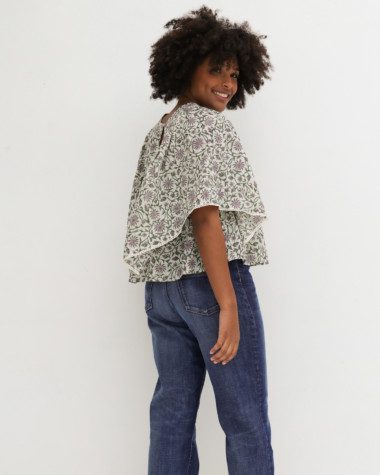 Blouse Surya – Imprimé block-print* Jayanti