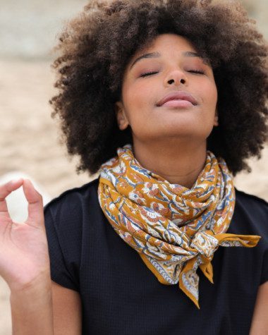 Foulard grand format – Jaya Safran