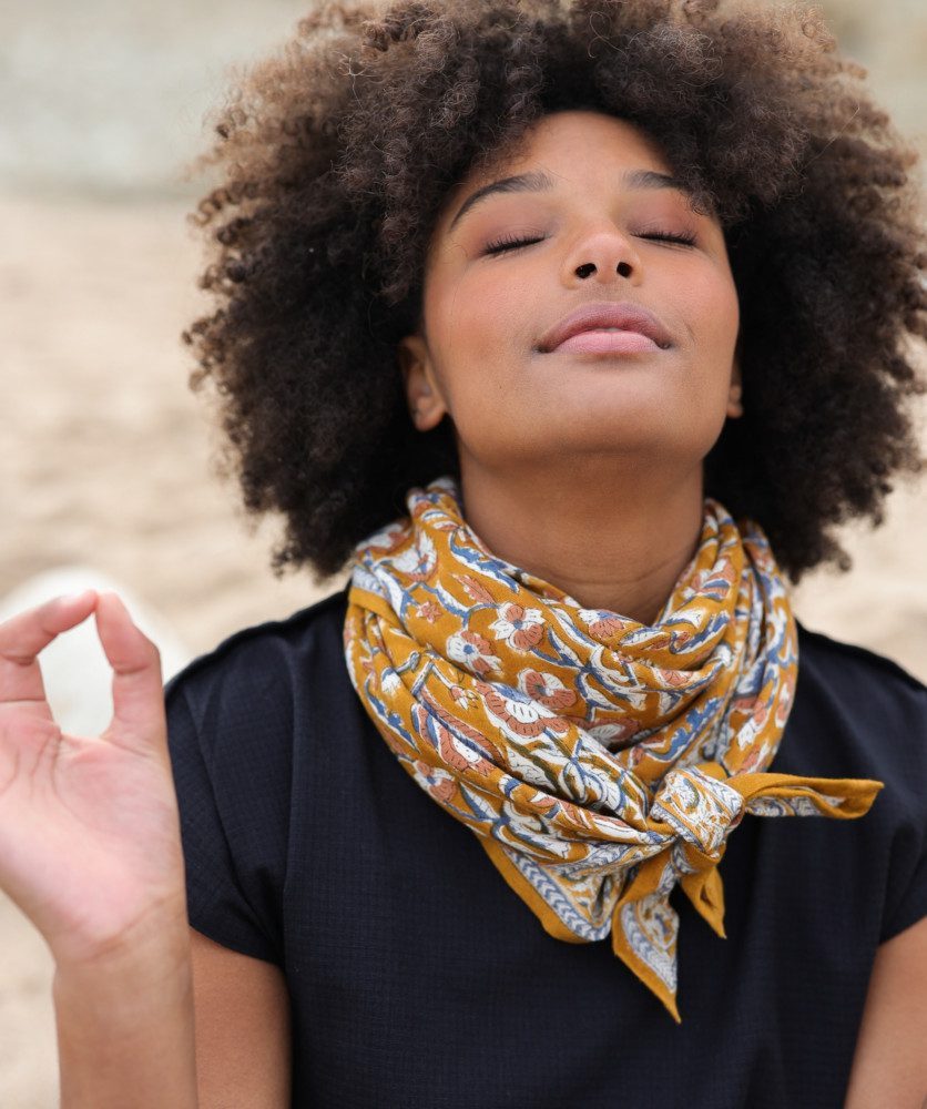Foulard grand format – Jaya Safran