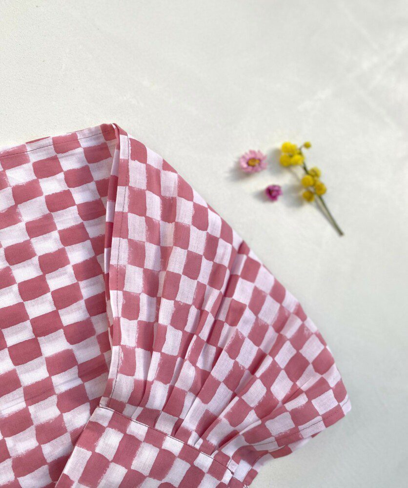Bandeau – Damier Rose