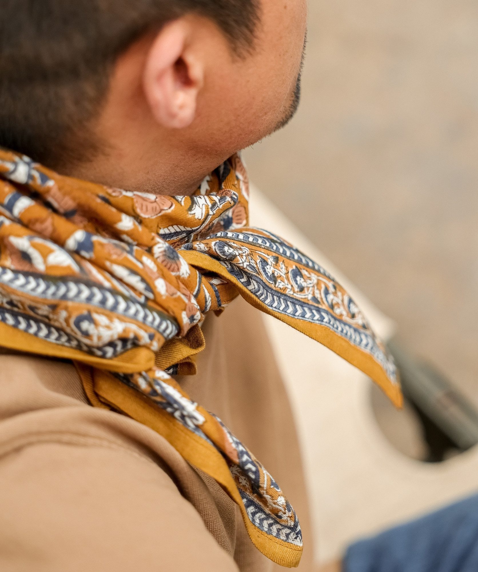 Foulard grand format – Jaya Safran