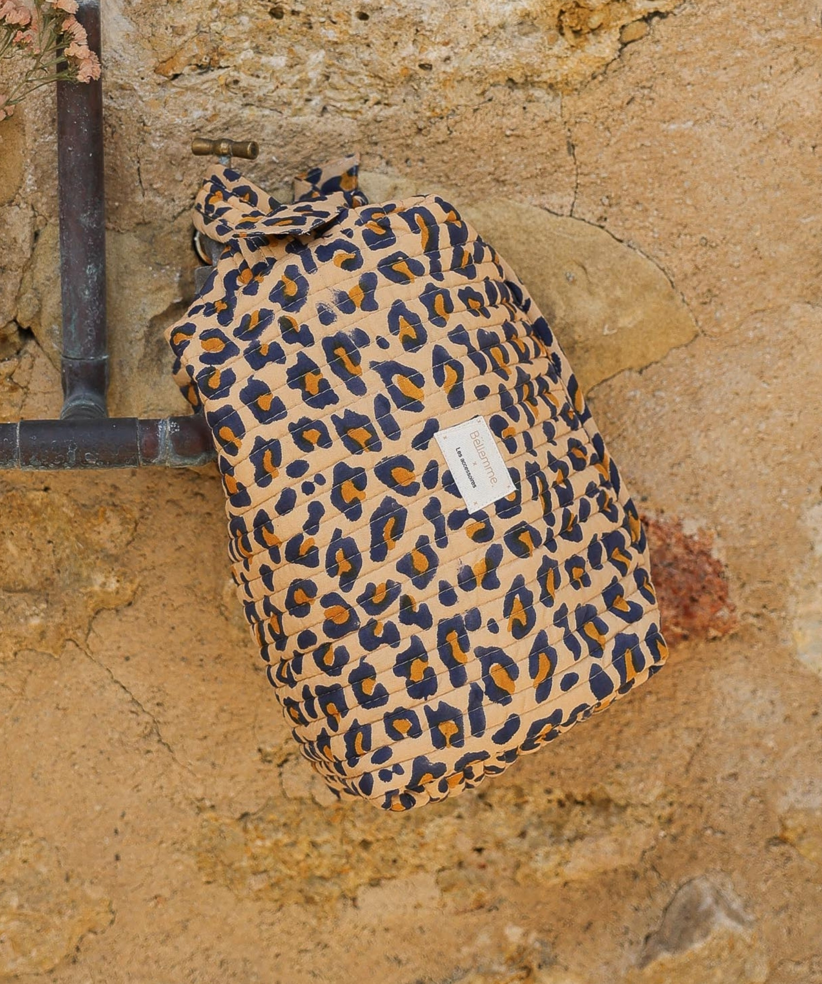 Trousse de toilette Jude – Léopard camel