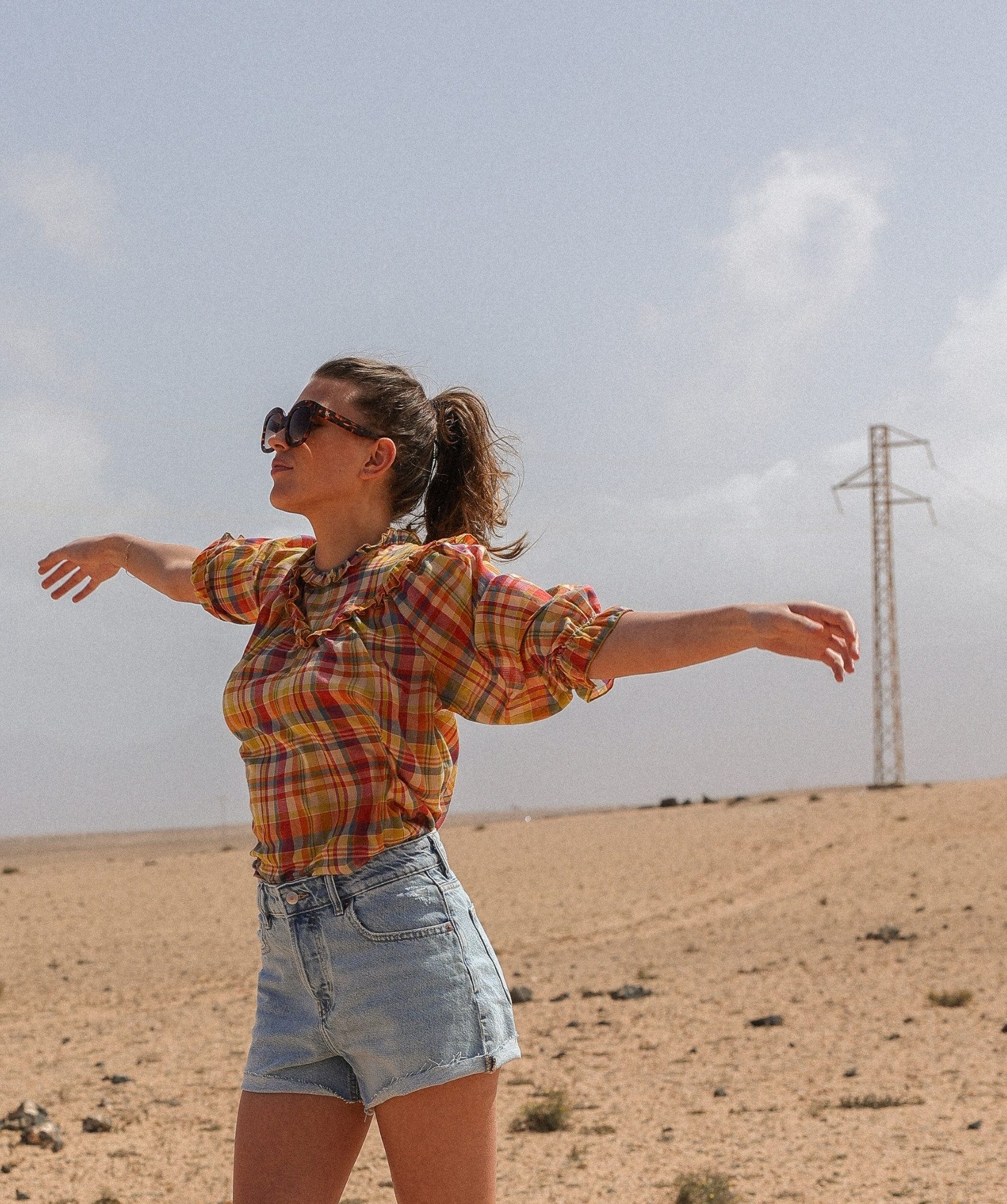 Blouse Teguise – Carreaux Gabriela