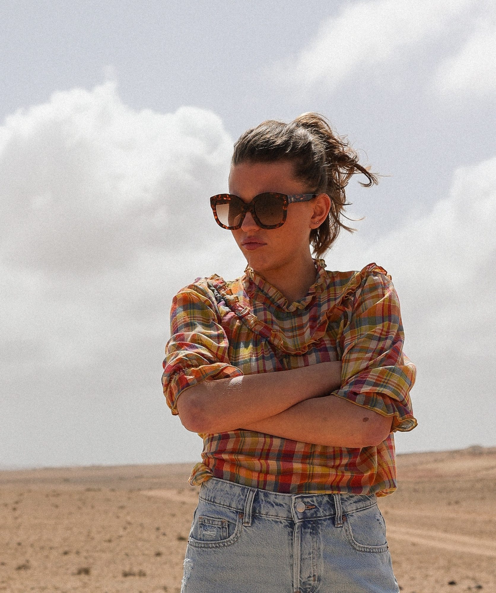 Blouse Teguise – Carreaux Gabriela