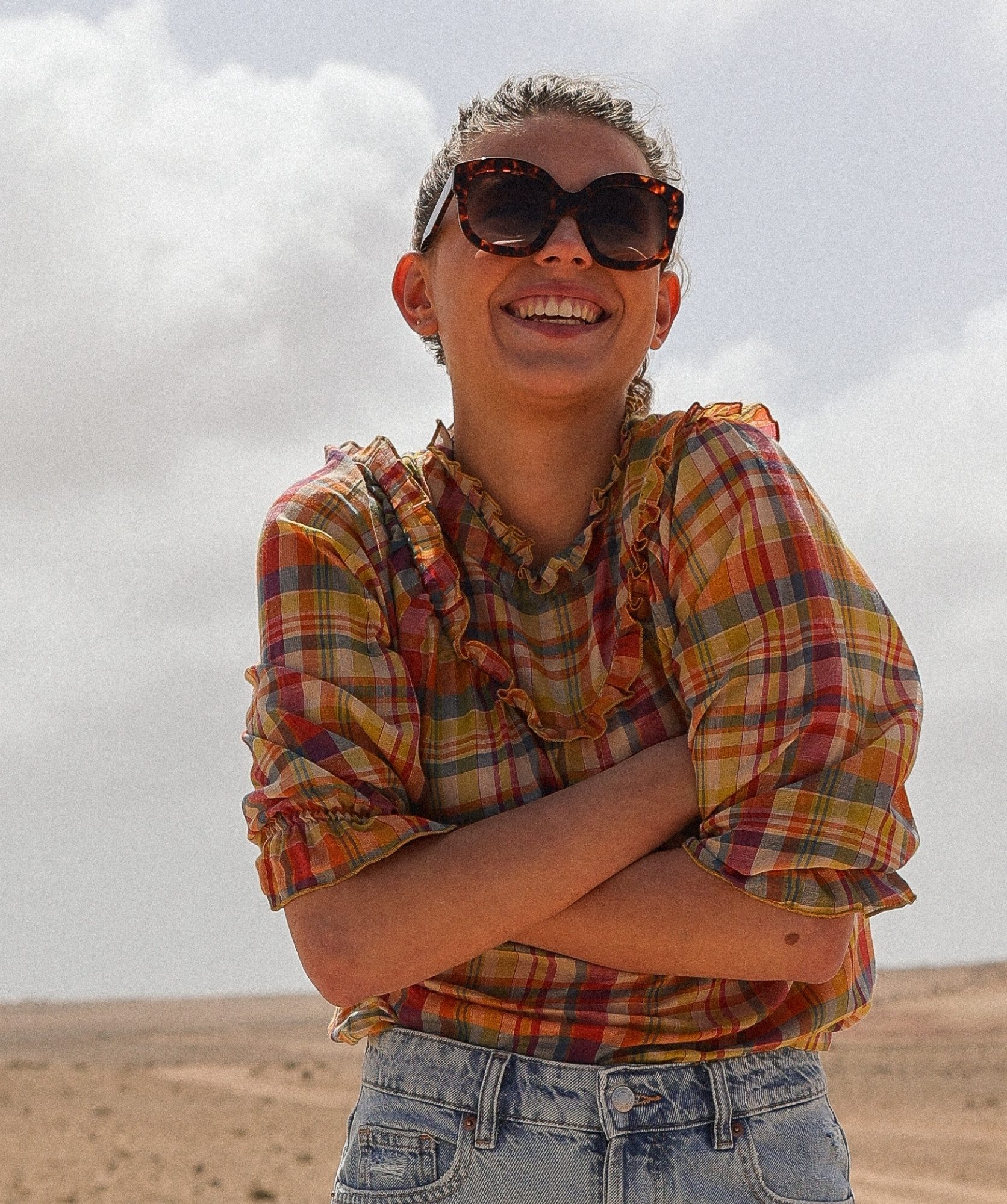 Blouse Teguise – Carreaux Gabriela