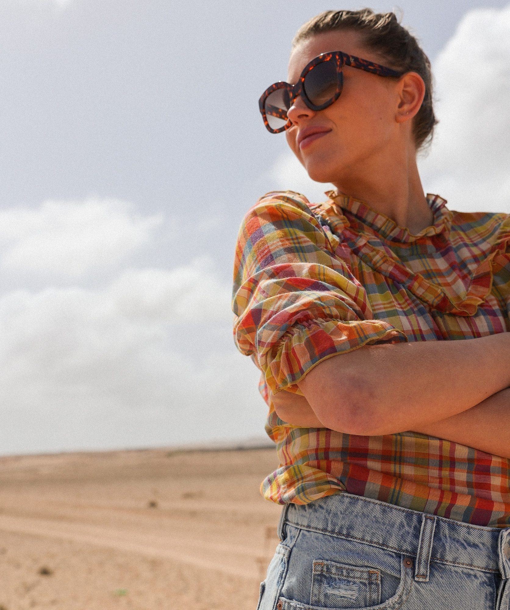 Blouse Teguise – Carreaux Gabriela
