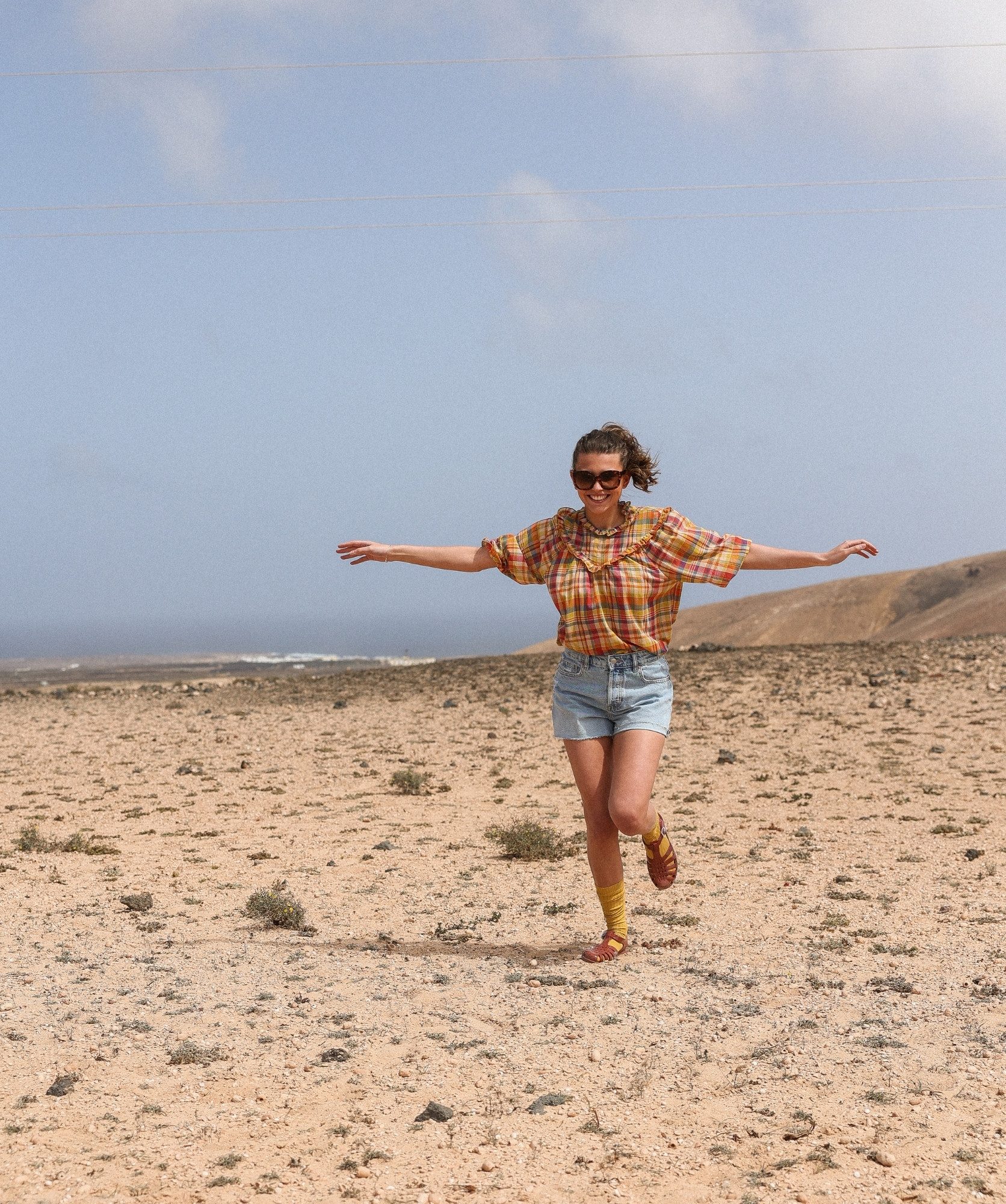 Blouse Teguise – Carreaux Gabriela