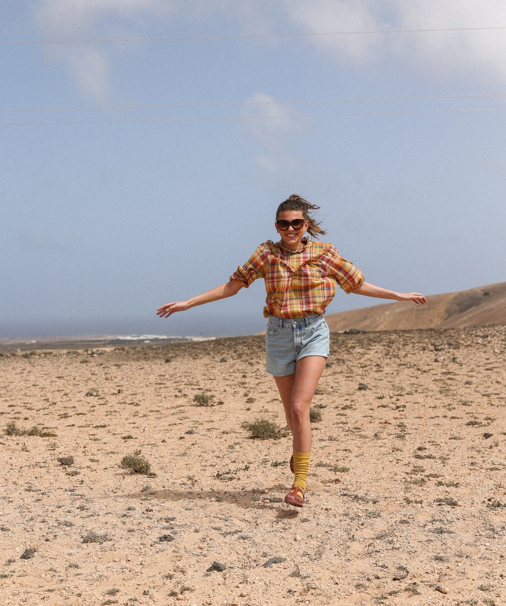 Blouse Teguise – Carreaux Gabriela
