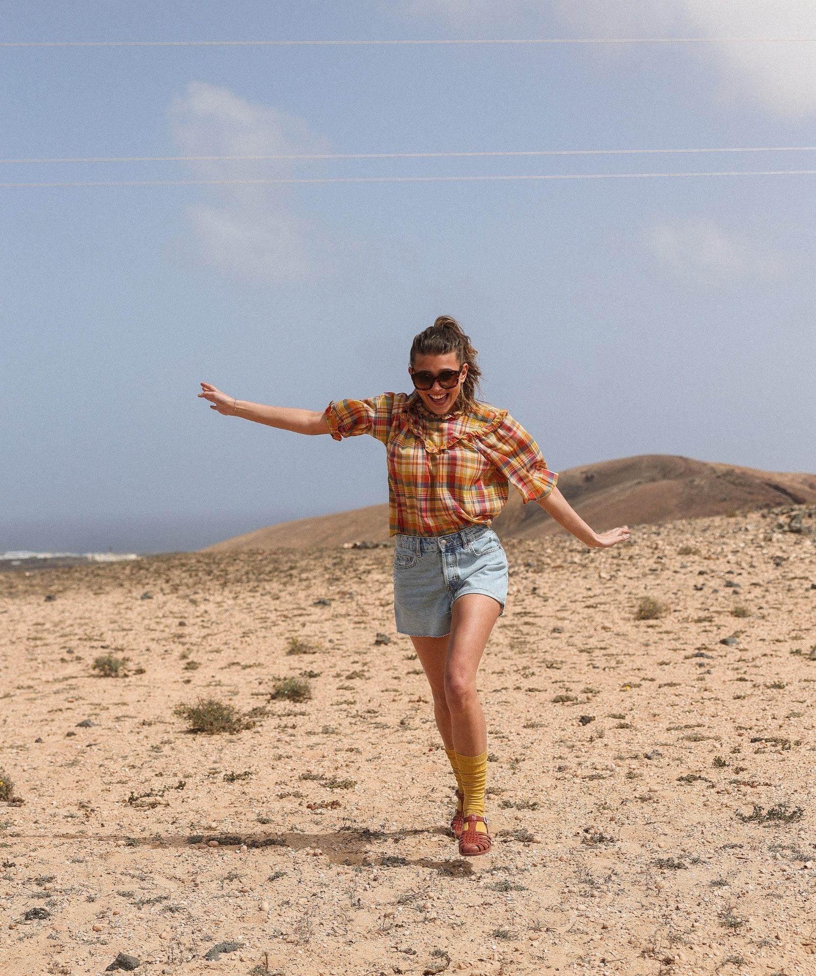 Blouse Teguise – Carreaux Gabriela