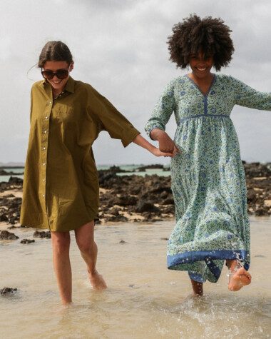 Robe Binibeca – Popeline Olive
