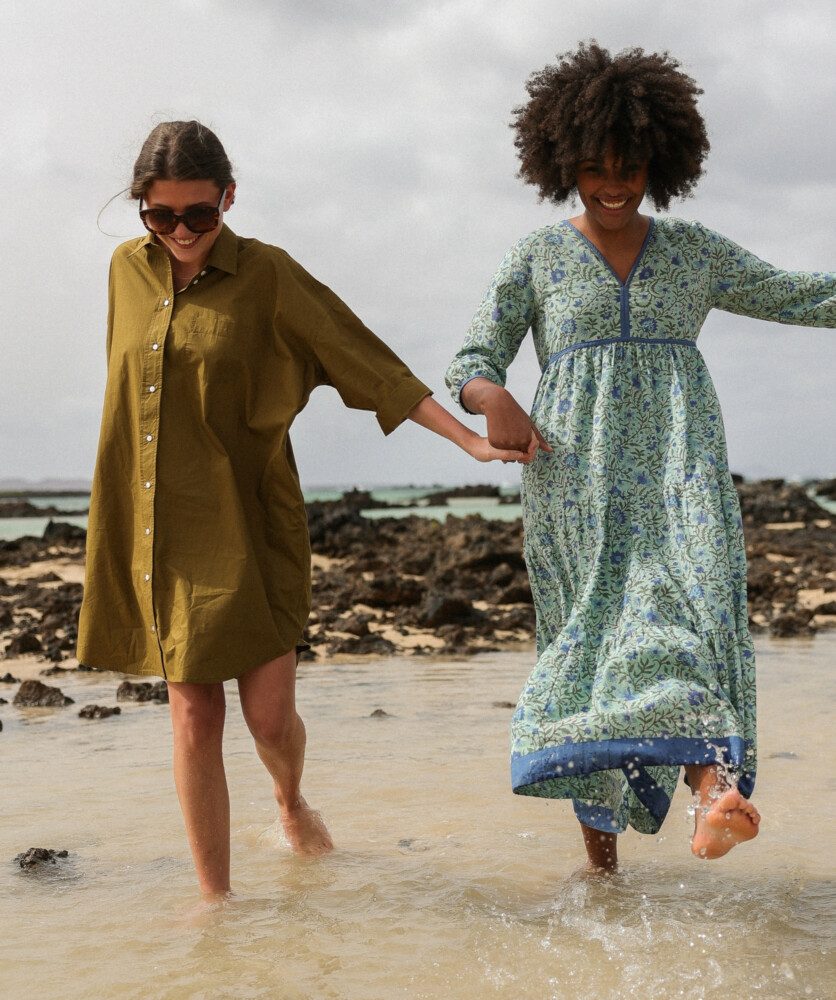 Robe Binibeca – Popeline Olive