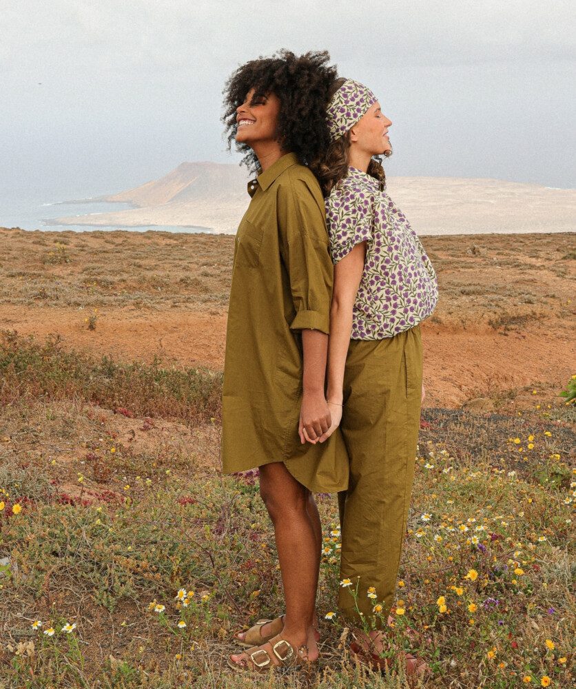 Robe Binibeca – Popeline Olive