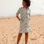 Robe Uma – Imprimé Block-print Aïtana
