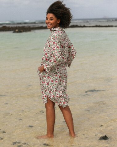 Robe Uma – Imprimé Block-print* Selena