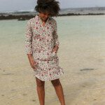 Robe Uma – Imprimé Block-print Selena