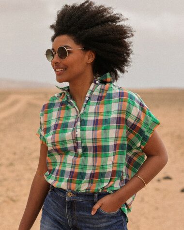 Blouse Sandra – Carreaux Adriana