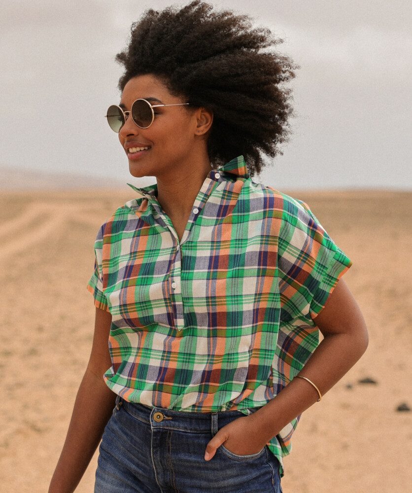 Blouse Sandra – Carreaux Adriana