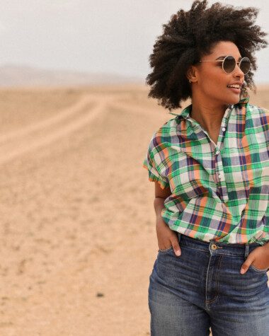 Blouse Sandra – Carreaux Adriana