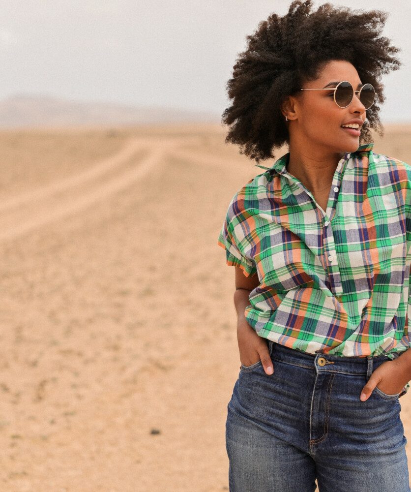 Blouse Sandra – Carreaux Adriana