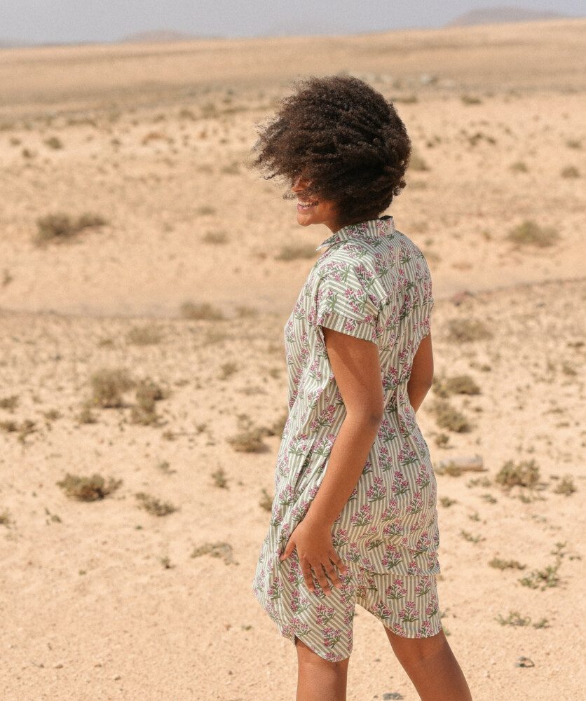 Robe Sandra – Imprimé Block-print* Balitara