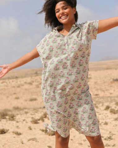 Robe Sandra – Imprimé Block-print* Balitara