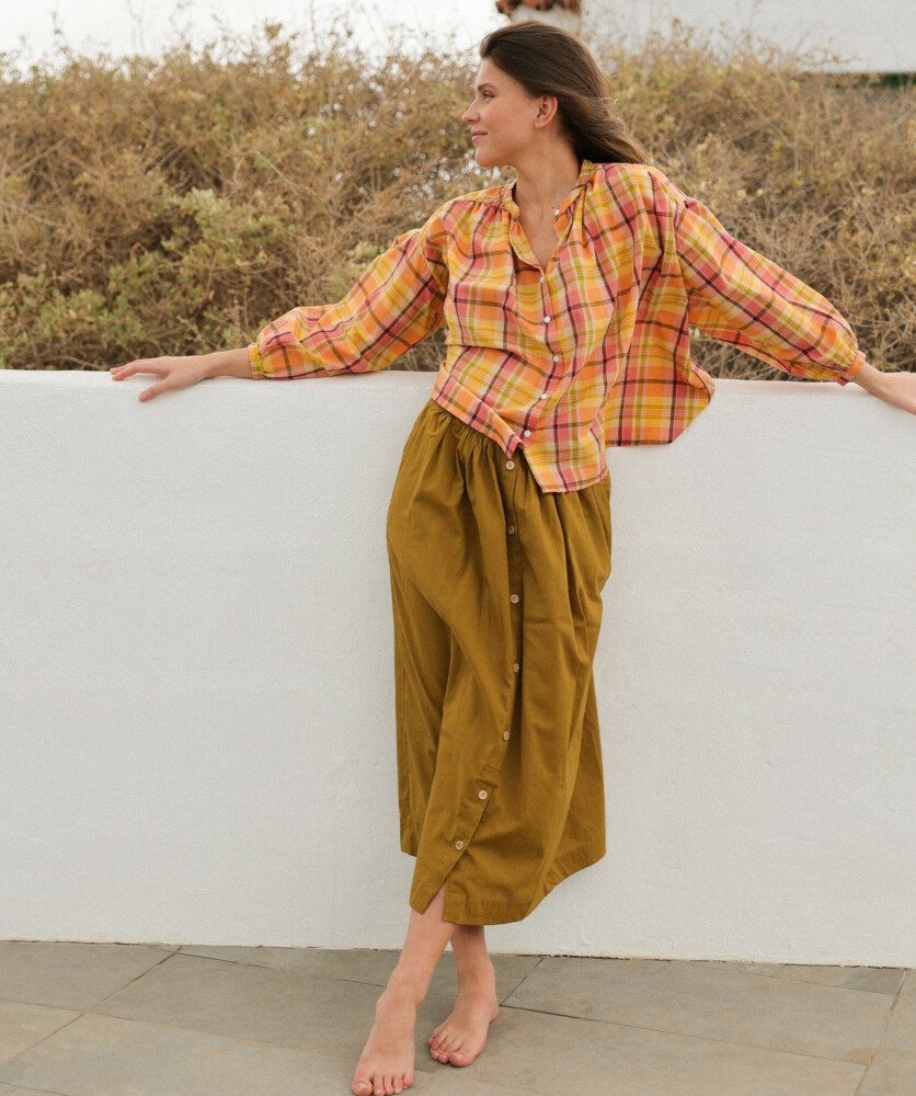 Blouse Avani – Carreaux Estela