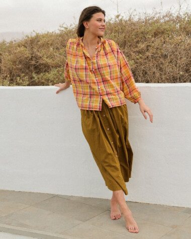 Blouse Avani – Carreaux Estela
