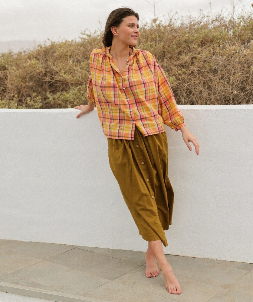 Blouse Avani – Carreaux Estela