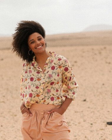 Blouse Séville – Imprimé block-print Paulina