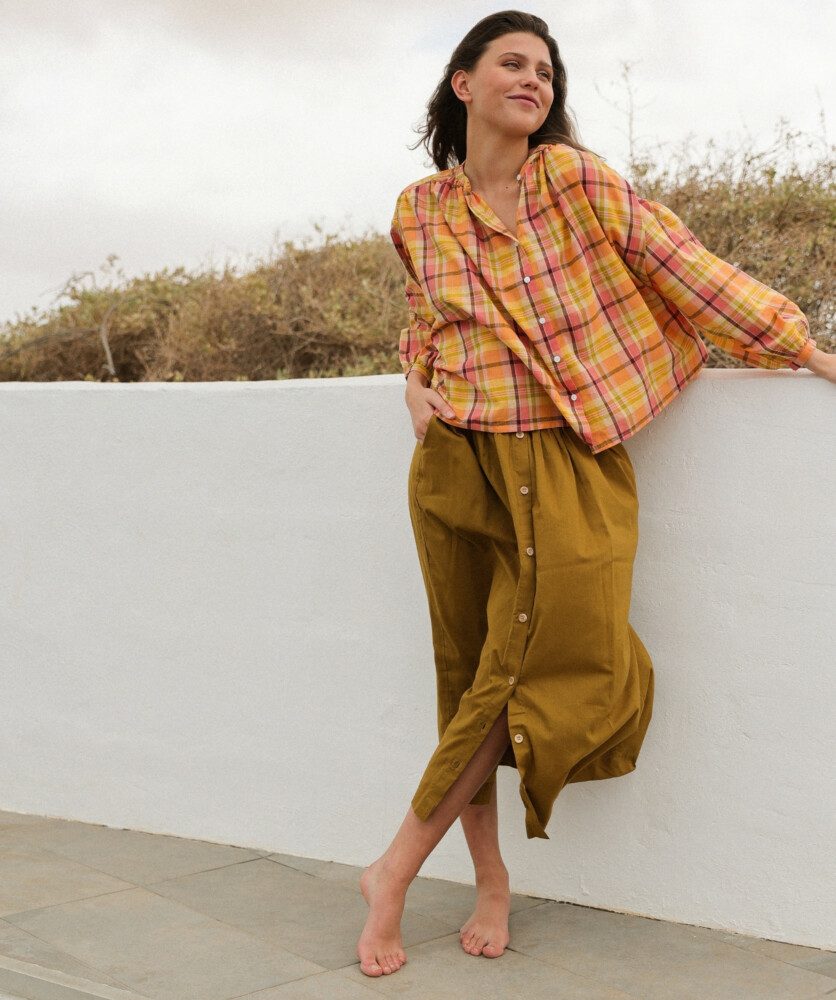 Blouse Avani – Carreaux Estela