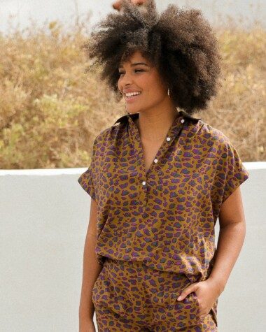 Blouse Sandra – Imprimé Leopard