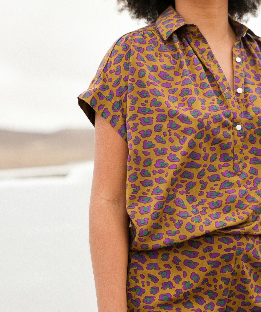 Blouse Sandra – Imprimé Leopard