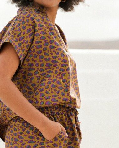 Blouse Sandra – Imprimé Leopard
