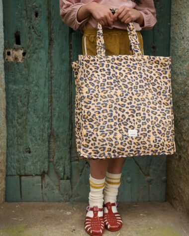 Sac Cabas Amalfi – Léopard camel