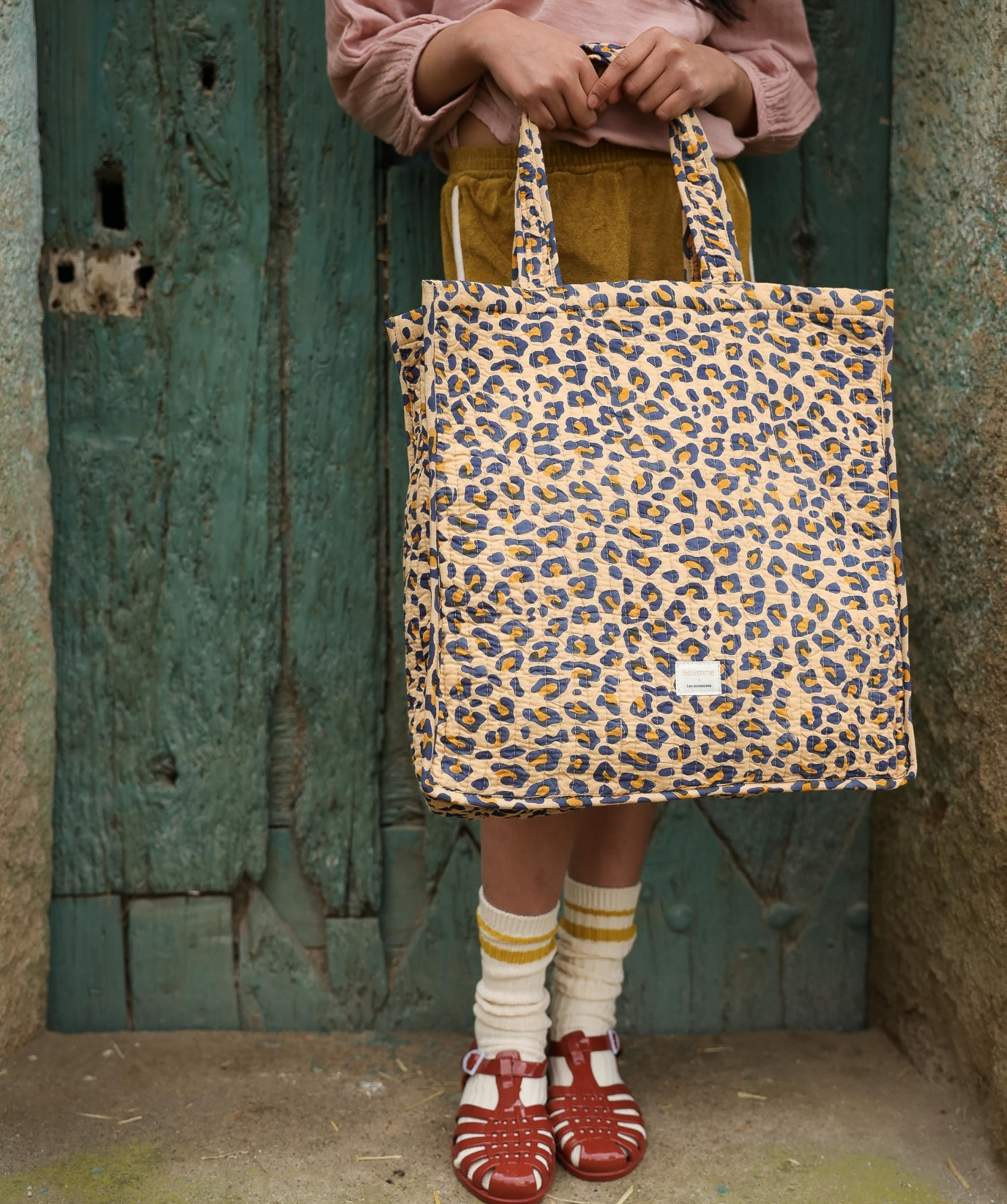 Sac Cabas Amalfi – Léopard camel