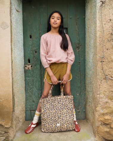 Sac Cabas Amalfi – Léopard camel