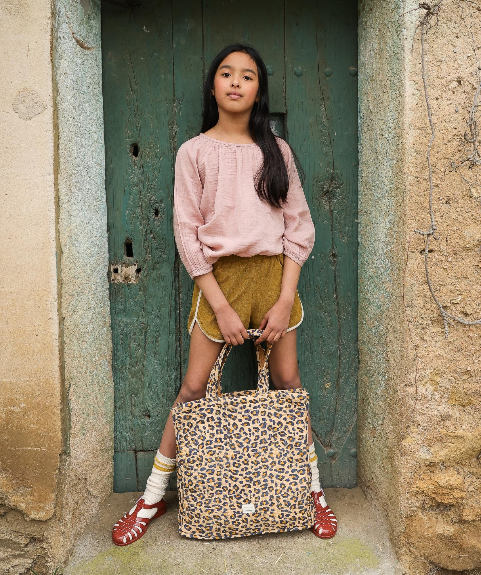 Sac Cabas Amalfi – Léopard camel