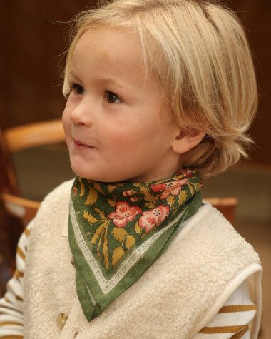 Foulard petit format – Vert Moldave