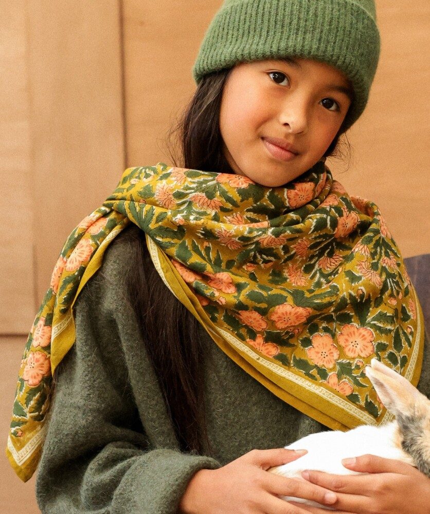 Foulard grand format – Golden Moldave