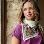 Foulard grand format – Balkan vanille