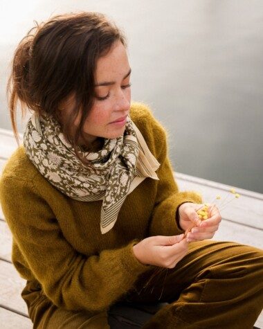 Foulard grand format – Anjali Kaki