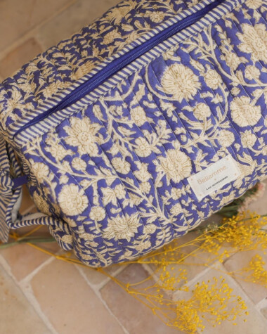 Trousse de toilette – Anjali Cobalt