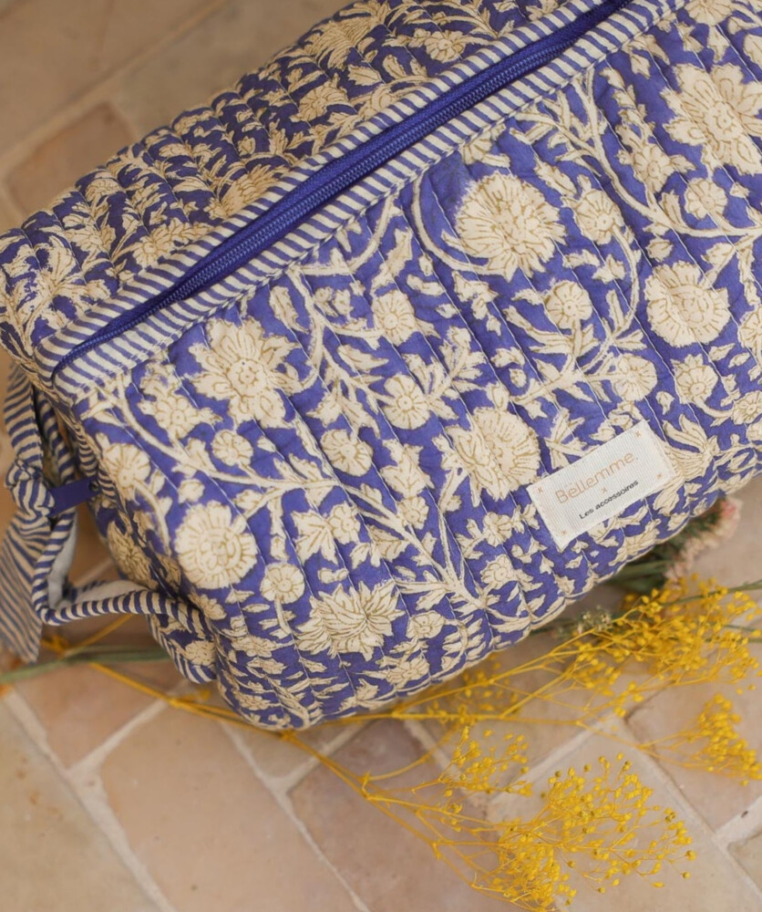 Trousse de toilette – Anjali Cobalt