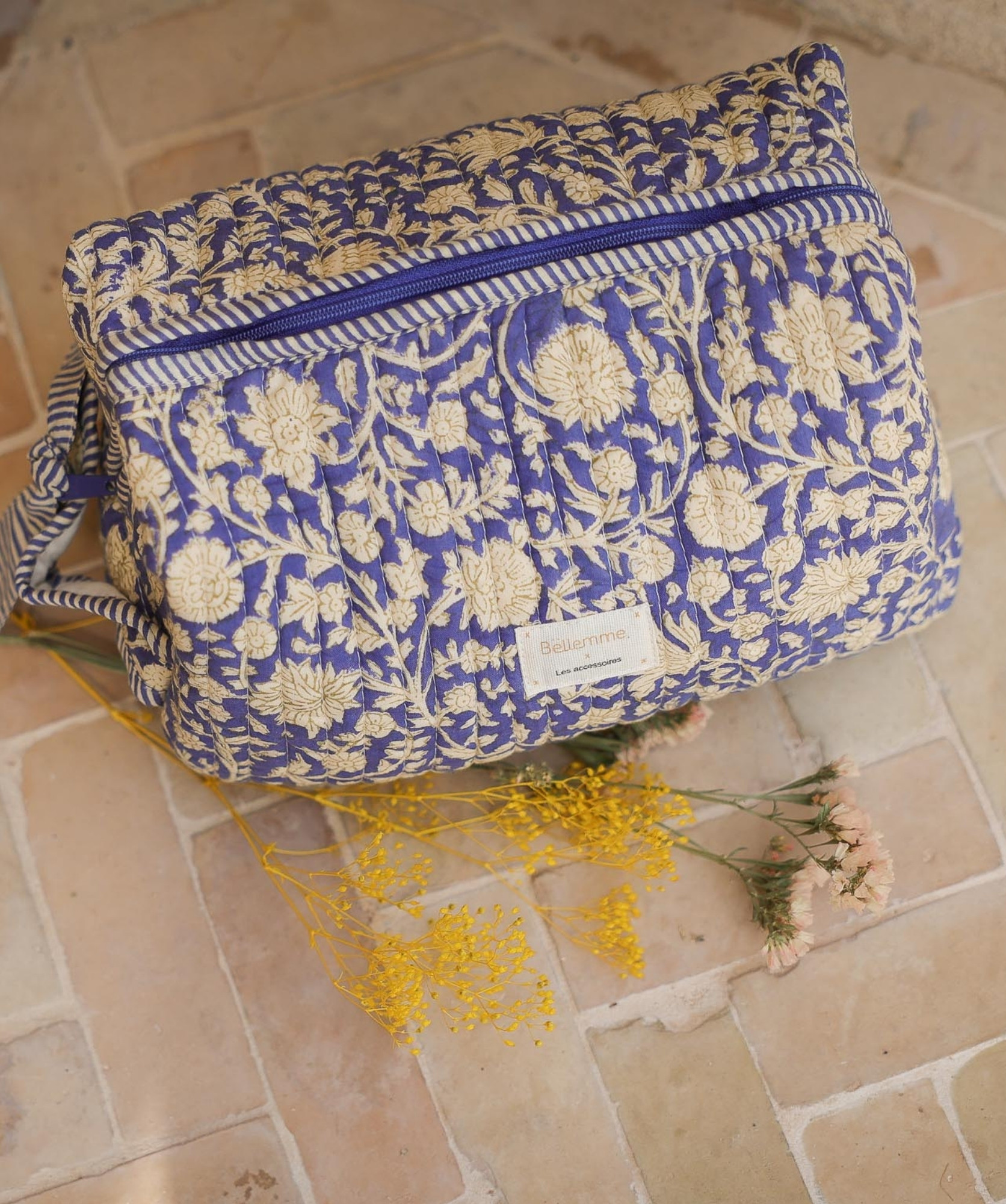 Trousse de toilette Jude – Anjali Cobalt