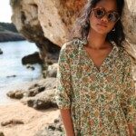 Robe Anaya – Imprimé Sesimbra green