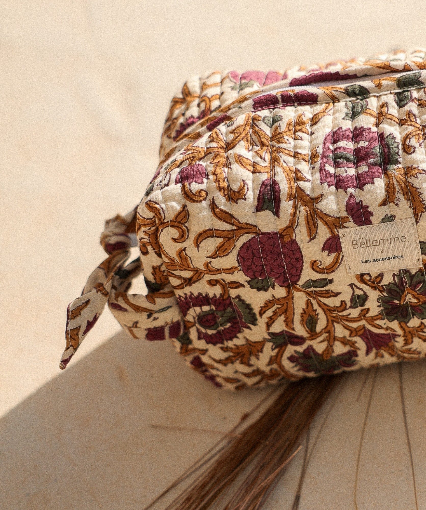 Trousse de toilette Jude petit format – Mina Amethyste