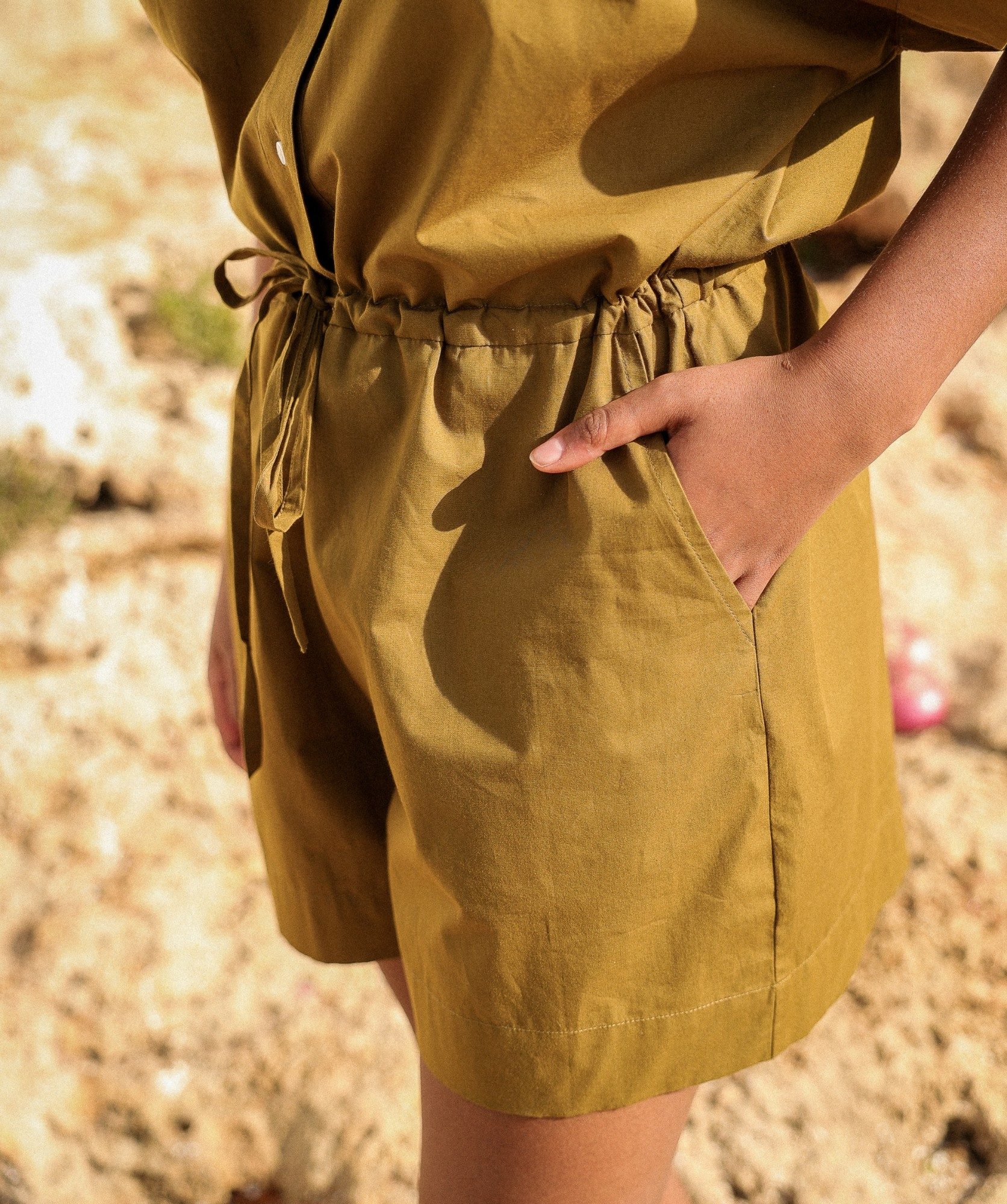 Combinaison Sao – Popeline de coton Bronze