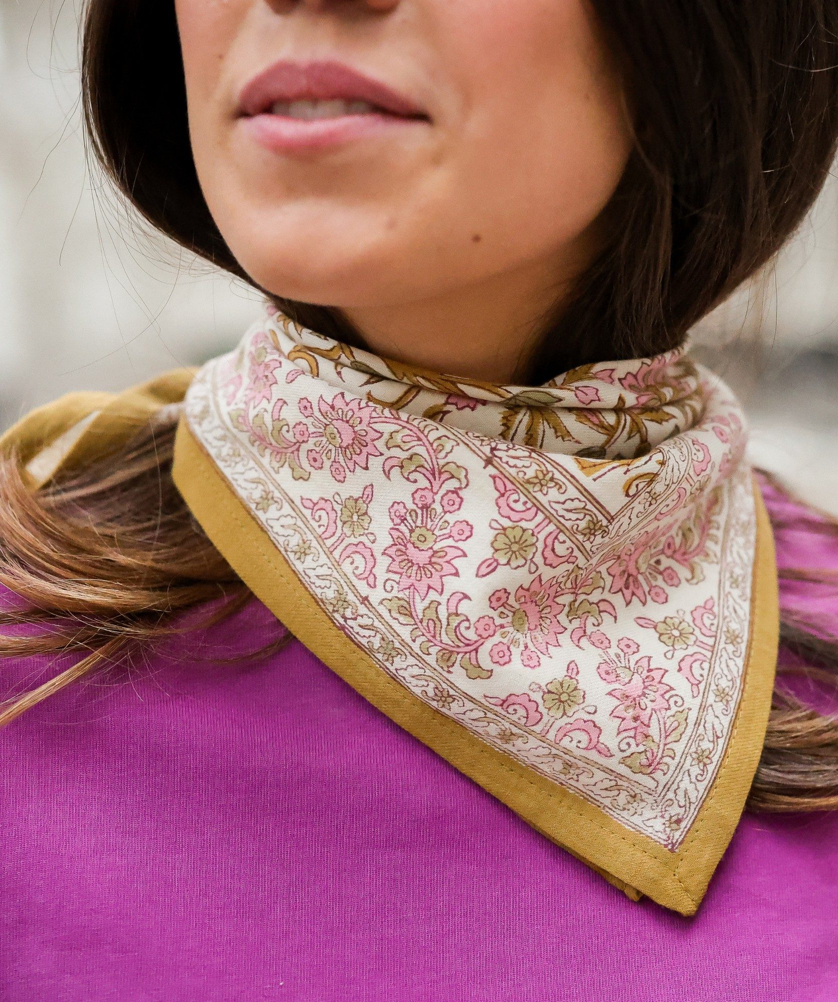 Foulard petit format – Mina Jaspe